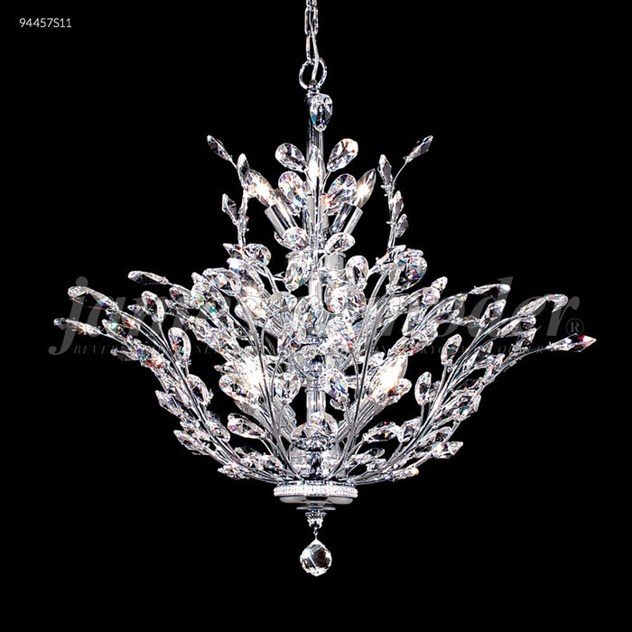 James R. Moder 94457S11 13 Light Chandelier, Silver