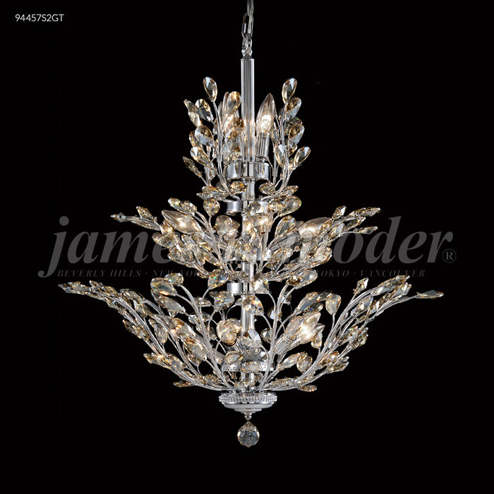 James R. Moder 94457S2GT 13 Light Chandelier, Silver