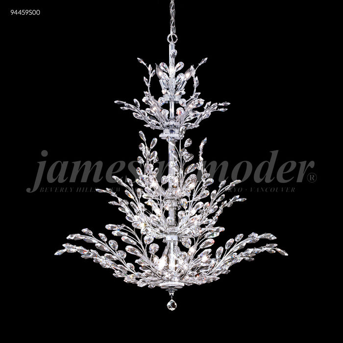James R. Moder 94459S00 26 Light Chandelier, Silver