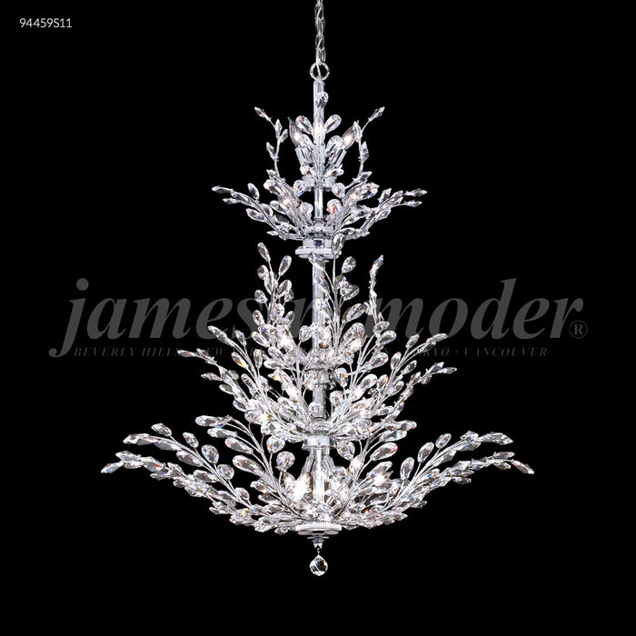 James R. Moder 94459S11 26 Light Chandelier, Silver
