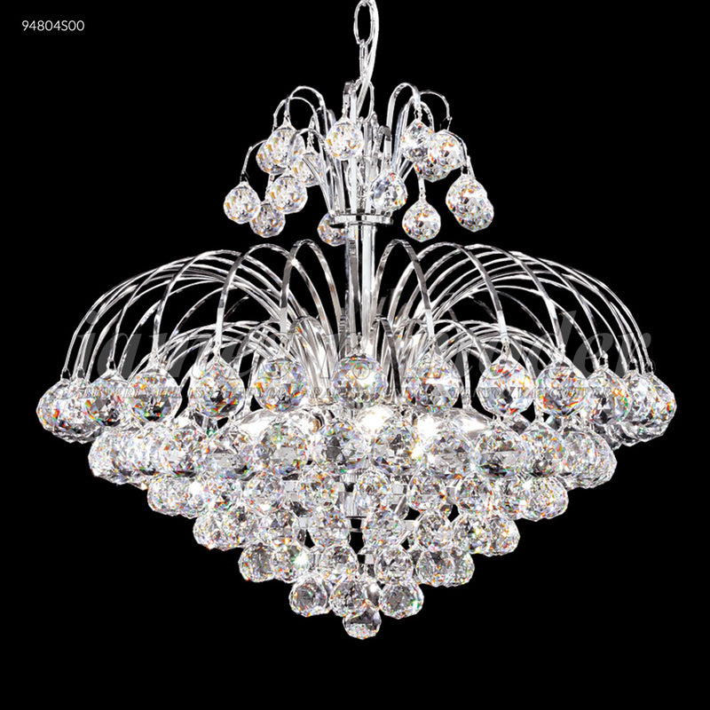 James R. Moder 94804S00 Seven Light Chandelier, Silver