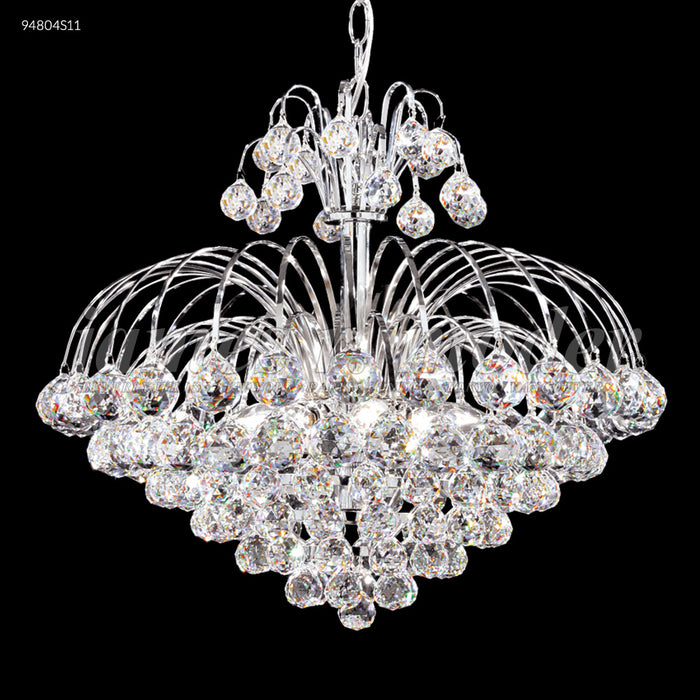 James R. Moder 94804S11 Seven Light Chandelier, Silver
