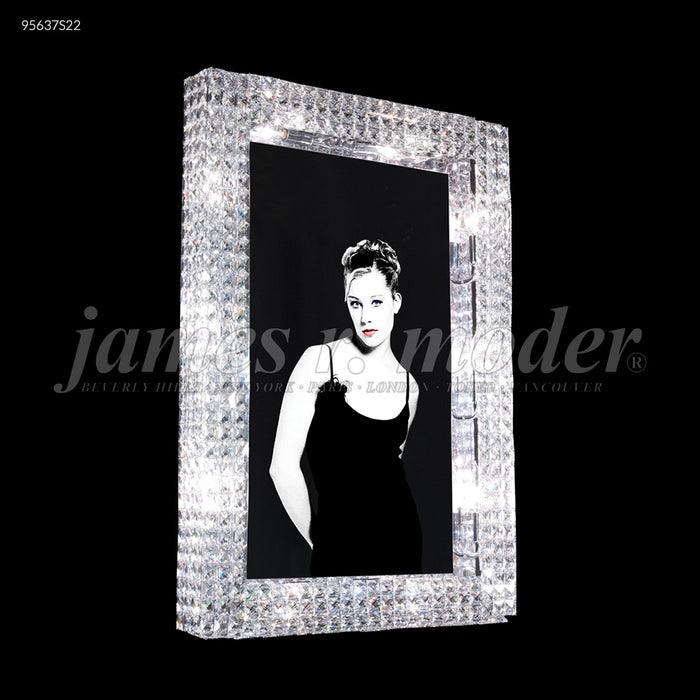 James R. Moder 95637S22 Ten Light Chandelier, Silver