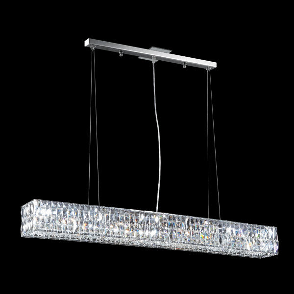 James R. Moder 95986S22 Three Light Chandelier, Silver