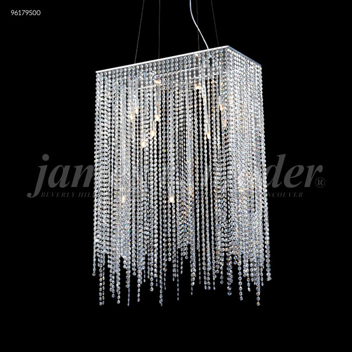 James R. Moder 96179S00 16 Light Chandelier, Silver