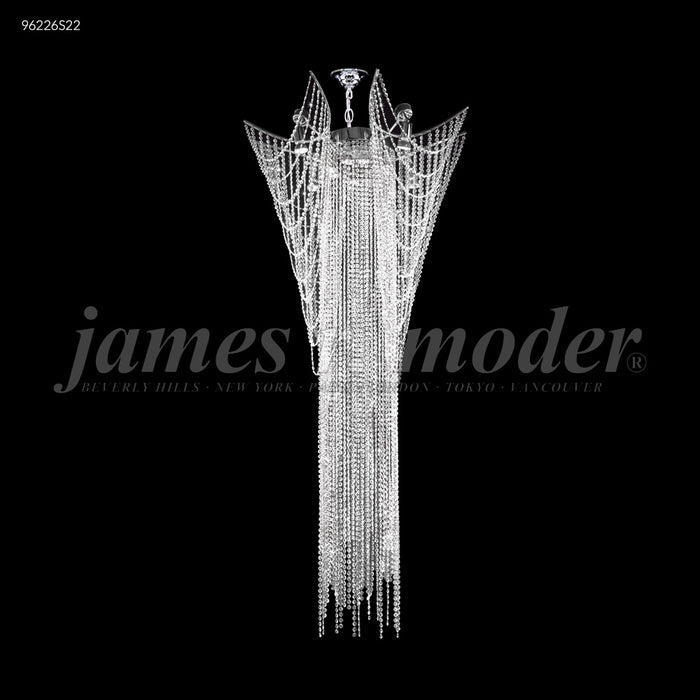 James R. Moder 96226S22 12 Light Chandelier, Silver