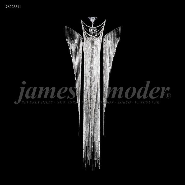 James R. Moder 96228S11 16 Light Chandelier, Silver