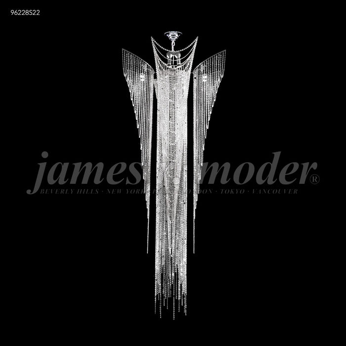 James R. Moder 96228S22 16 Light Chandelier, Silver
