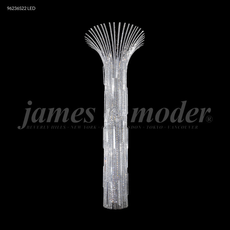 James R. Moder 96236S22 32 Light Chandelier, Silver