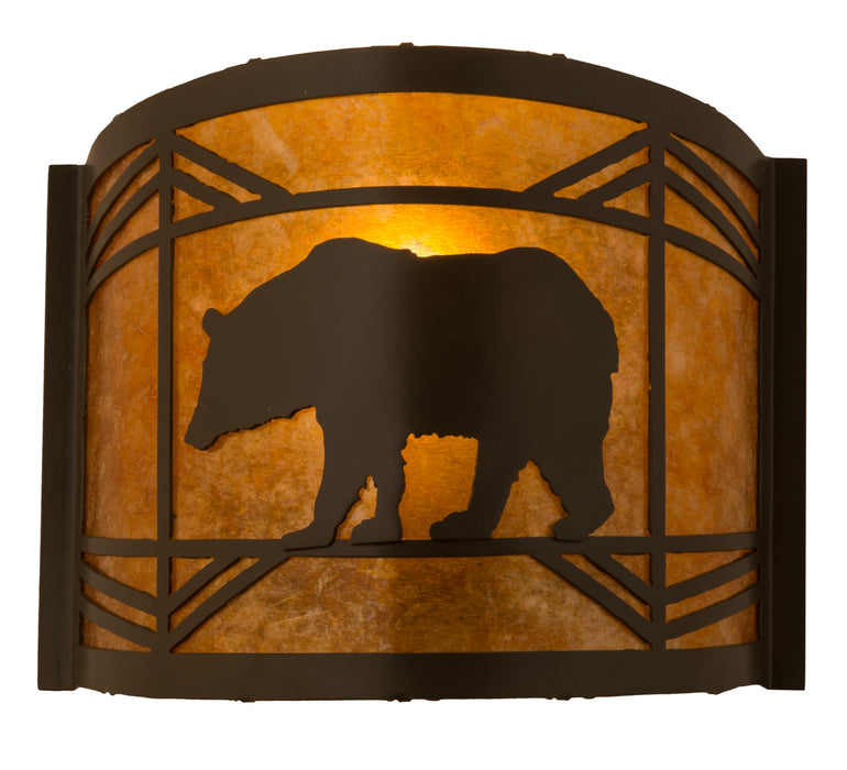 Meyda Tiffany 111779 One Light Wall Sconce, Timeless Bronze