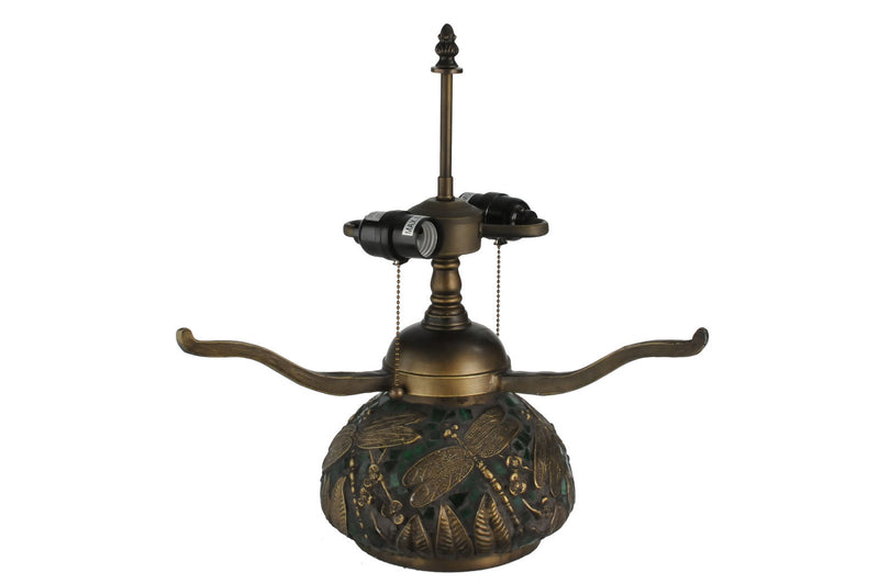 Meyda Tiffany 118748 Two Light Table Base Hardware, Timeless Bronze