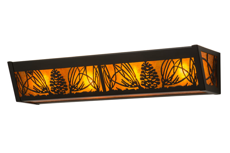 Meyda Tiffany 130361 Four Light Vanity, Timeless Bronze