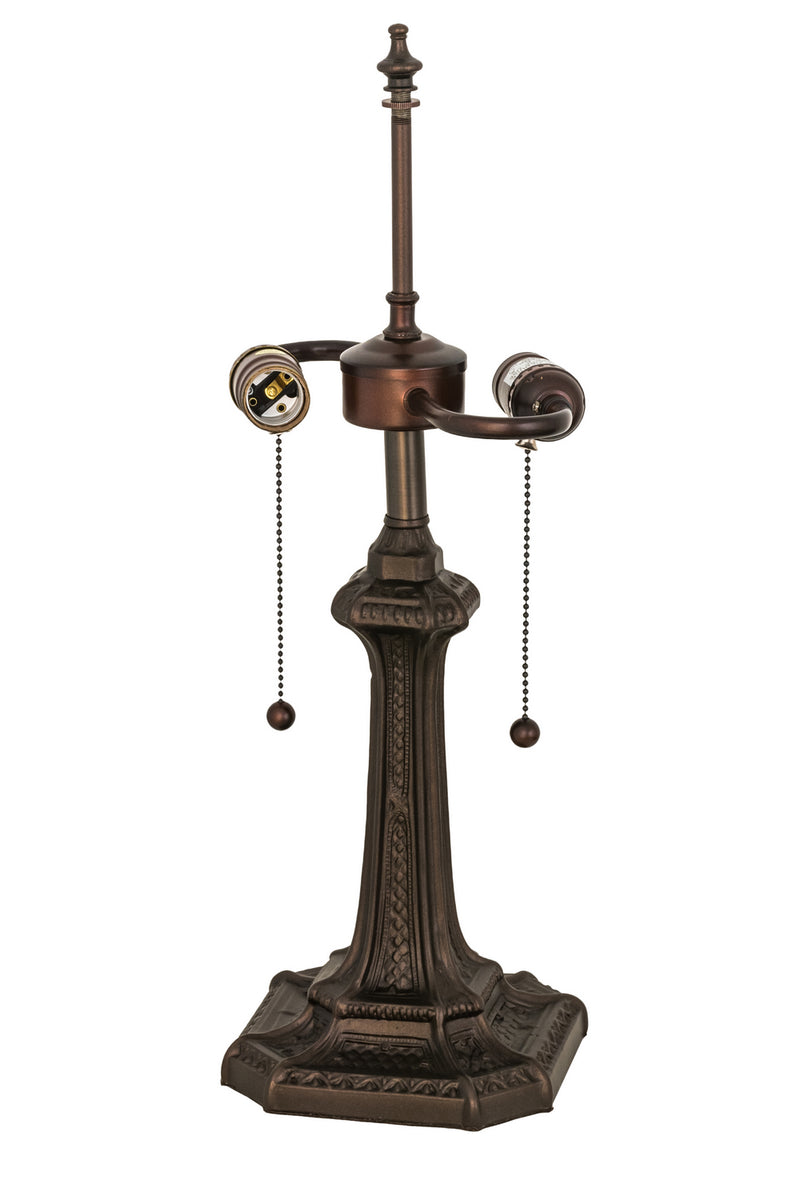 Meyda Tiffany 13350 Table Base Hardware, Mahogany Bronze