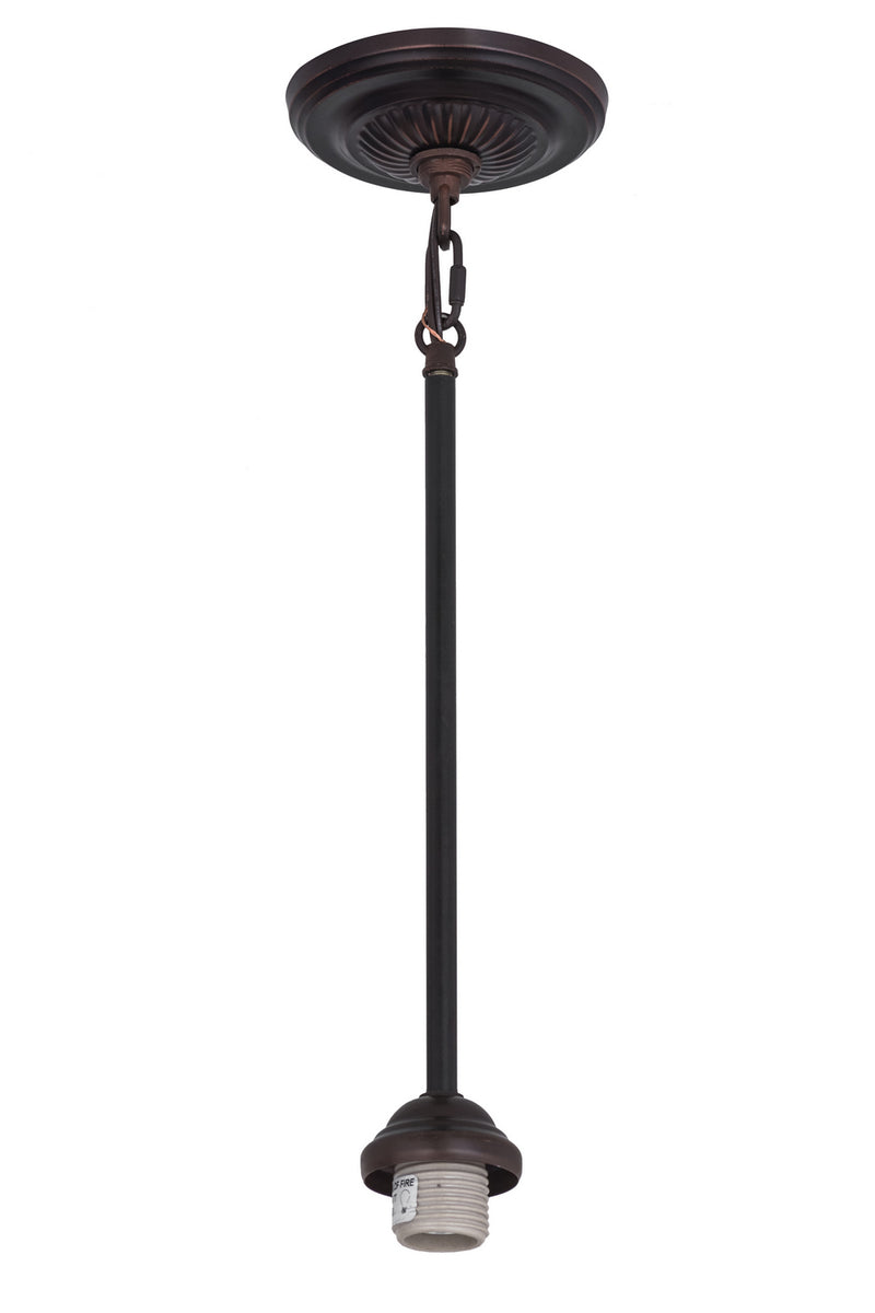 Meyda Tiffany 141957 One Light Pendant Hardware, Mahogany Bronze