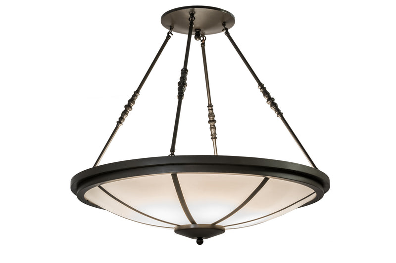 Meyda Tiffany 149546 Six Light Semi-Flushmount, Timeless Bronze
