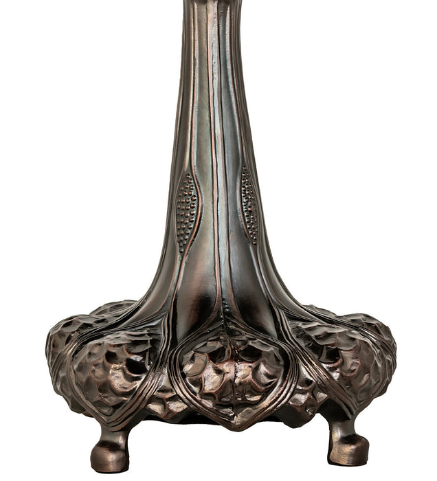 Meyda Tiffany 15441 Three Light Table Base Hardware, Mahogany Bronze