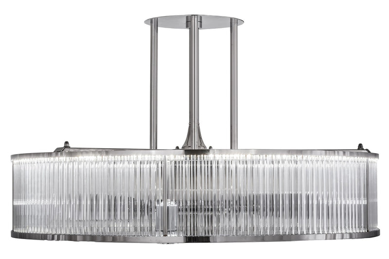Meyda Tiffany 165603 LED Chandel-Air, Polished Stainless Steel