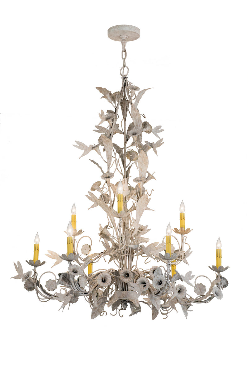 Meyda Tiffany 167974 Nine Light Chandelier, Tuscan Ivory
