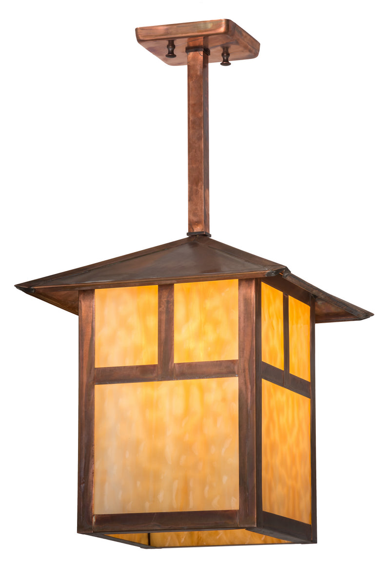 Meyda Tiffany 168084 One Light Pendant, Vintage Copper