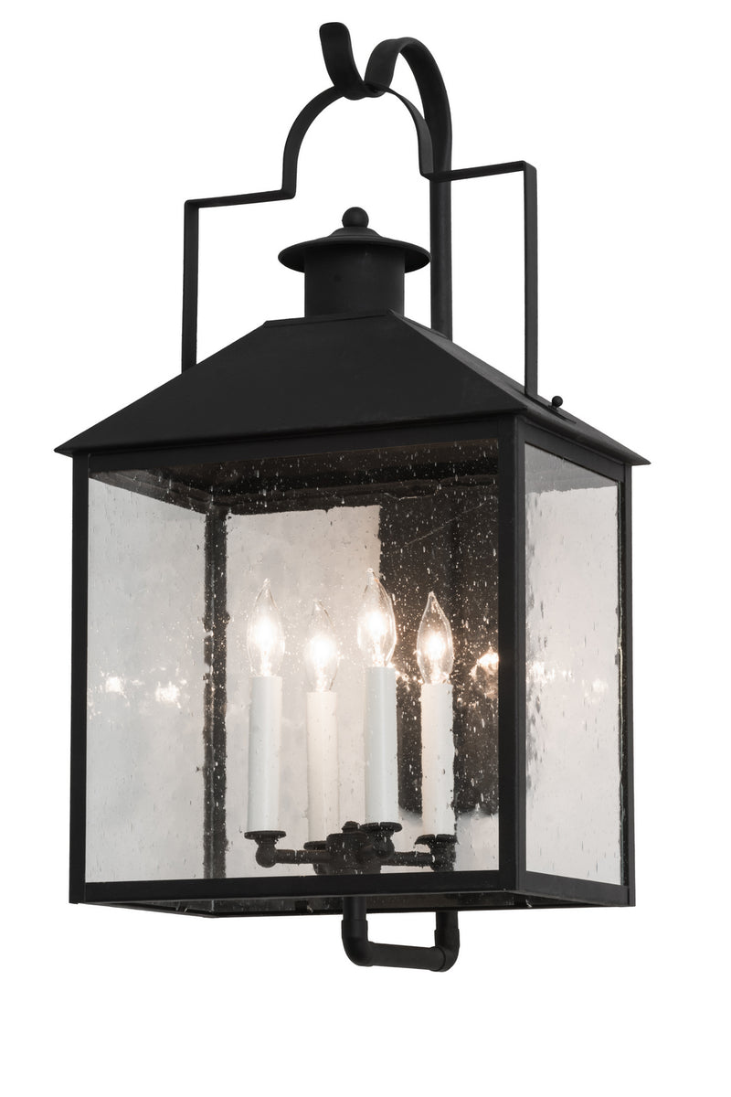 Meyda Tiffany 169299 Four Light Wall Sconce, Matte Black