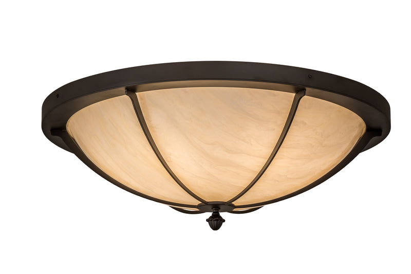 Meyda Tiffany 170829 Six Light Flushmount, Oil Rubbed Bronze