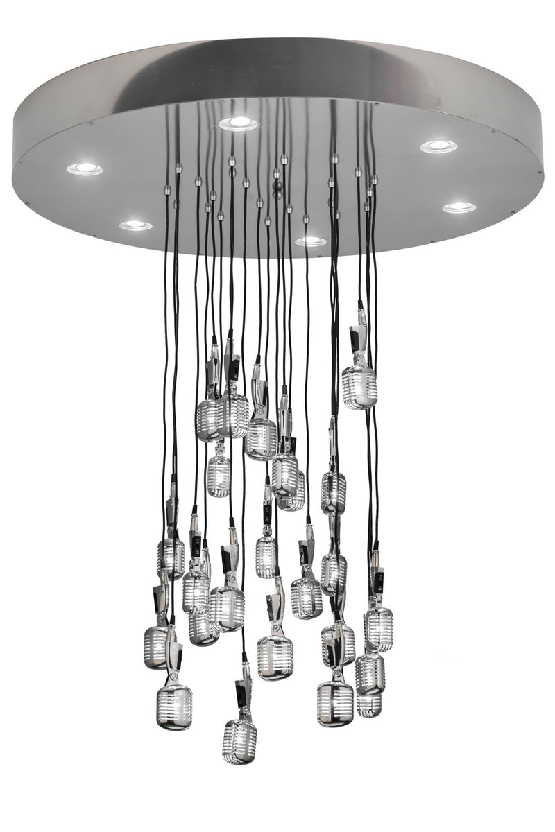 Meyda Tiffany 170905 30 Light Pendant, Chrome