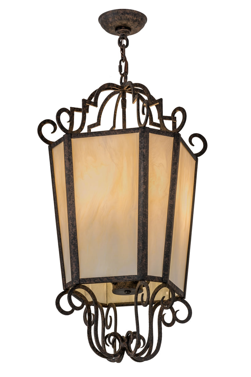 Meyda Tiffany 171286 Four Light Pendant, Coffee Bean