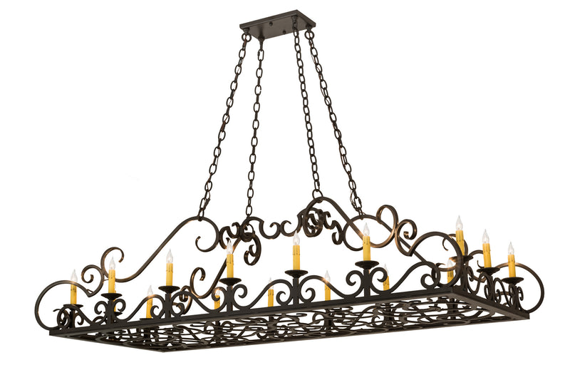 Meyda Tiffany 171344 16 Light Chandelier, Timeless Bronze