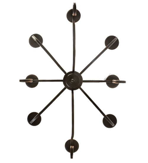 Meyda Tiffany 171478 Eight Light Chandelier, Cafe Noir