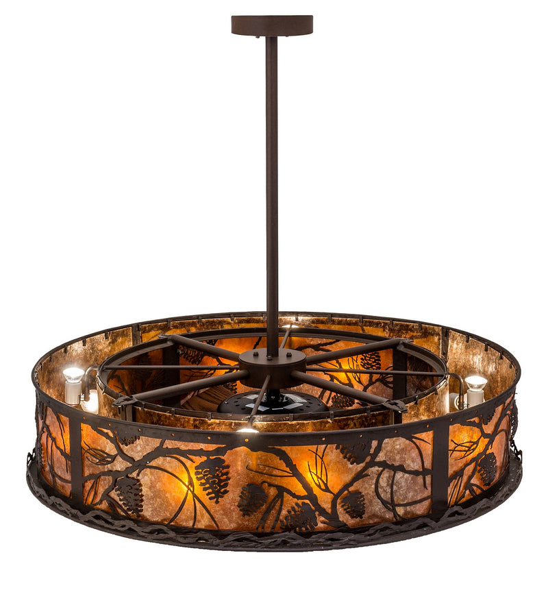 Meyda Tiffany 171629 12 Light Chandel-Air, Cafe-Noir