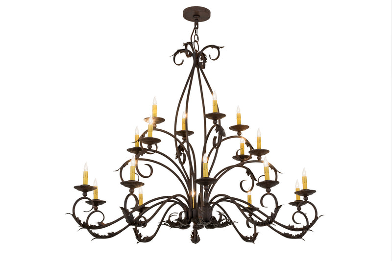 Meyda Tiffany 171783 18 Light Chandelier, Cajun Spice