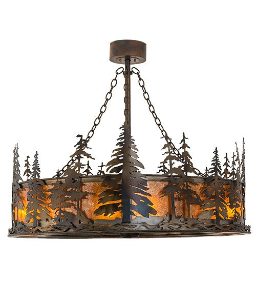 Meyda Tiffany 172092 Eight Light Chandel-Air, Antique Copper,Burnished