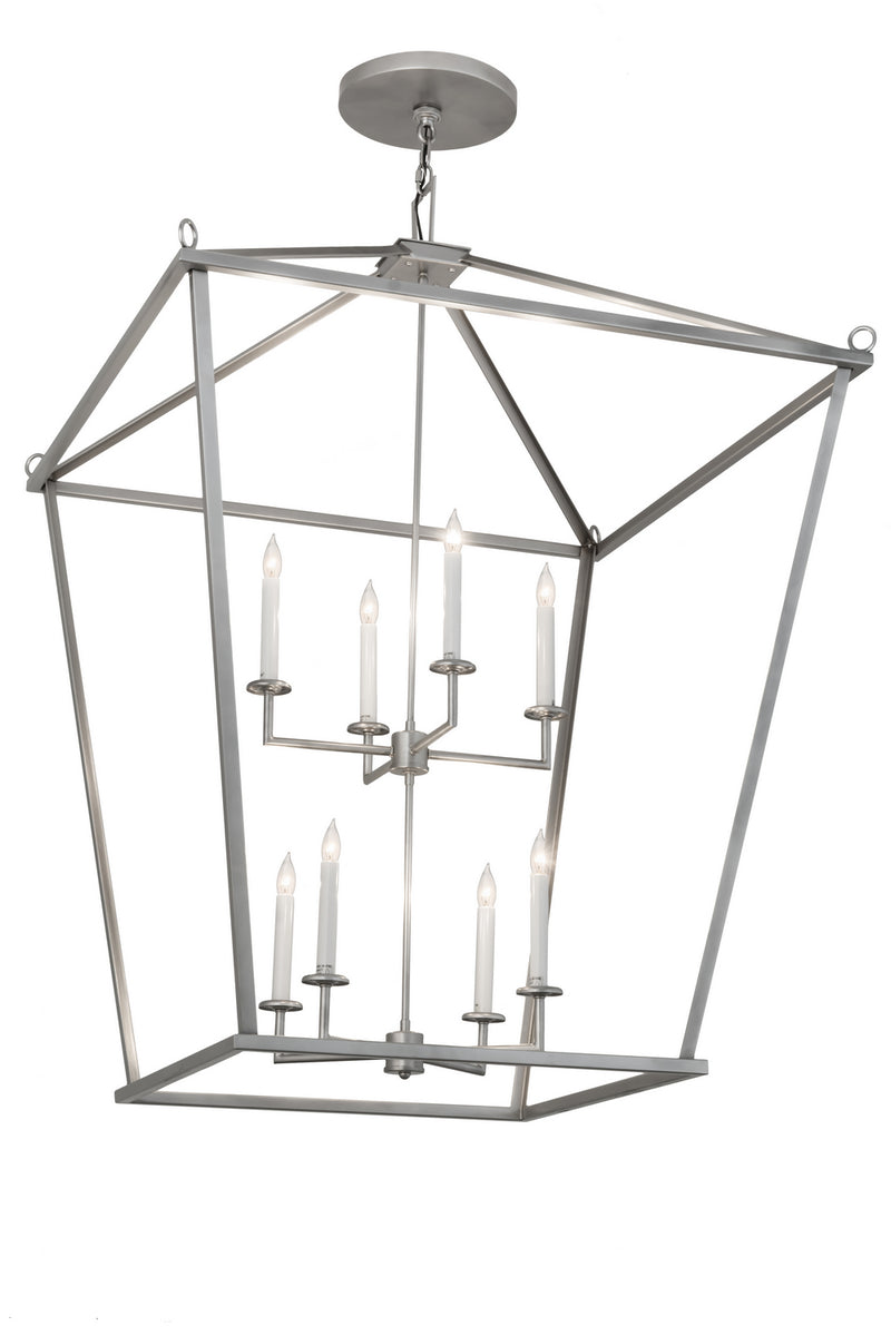 Meyda Tiffany 172145 Eight Light Pendant, Nickel
