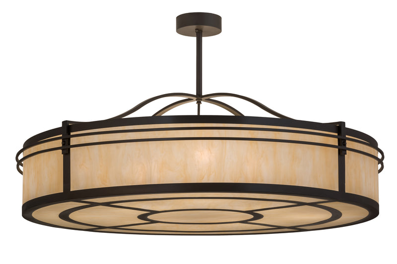 Meyda Tiffany 172287 Eight Light Pendant, Timeless Bronze