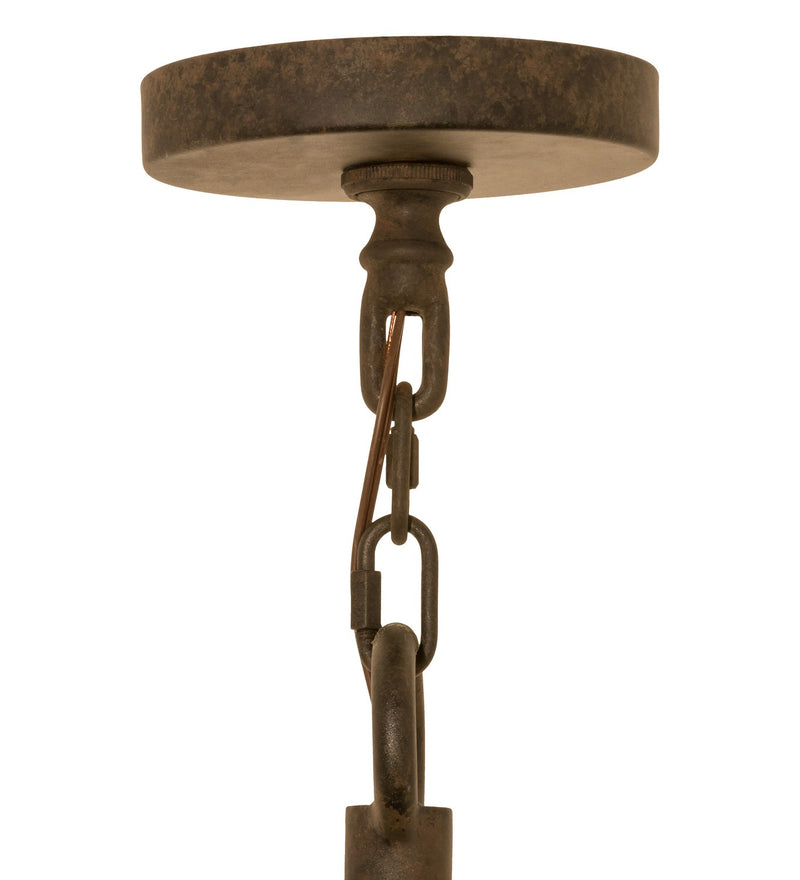 Meyda Tiffany 172344 Six Light Pendant, Coffee Bean