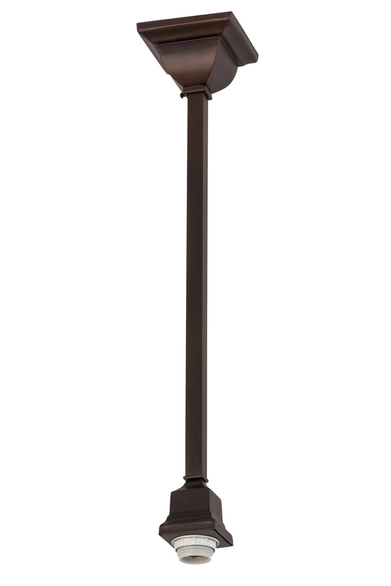 Meyda Tiffany 172373 One Light Pendant Hardware, Mahogany Bronze