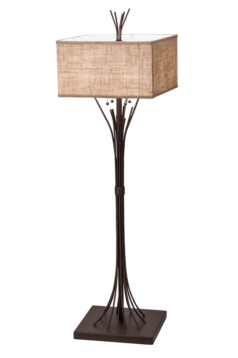 Meyda Tiffany 172409 Four Light Floor Lamp, Cafe Noir