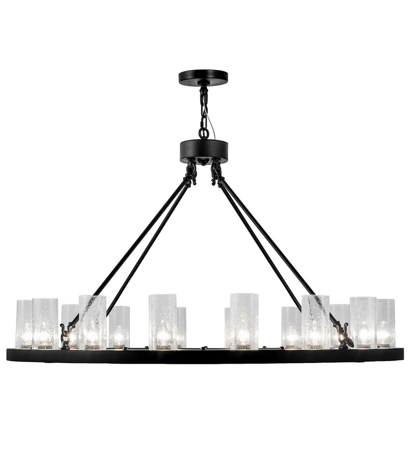 Meyda Tiffany 172511 16 Light Chandelier, Textured Black