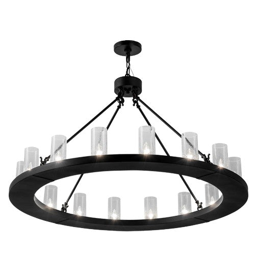 Meyda Tiffany 172511 16 Light Chandelier, Textured Black
