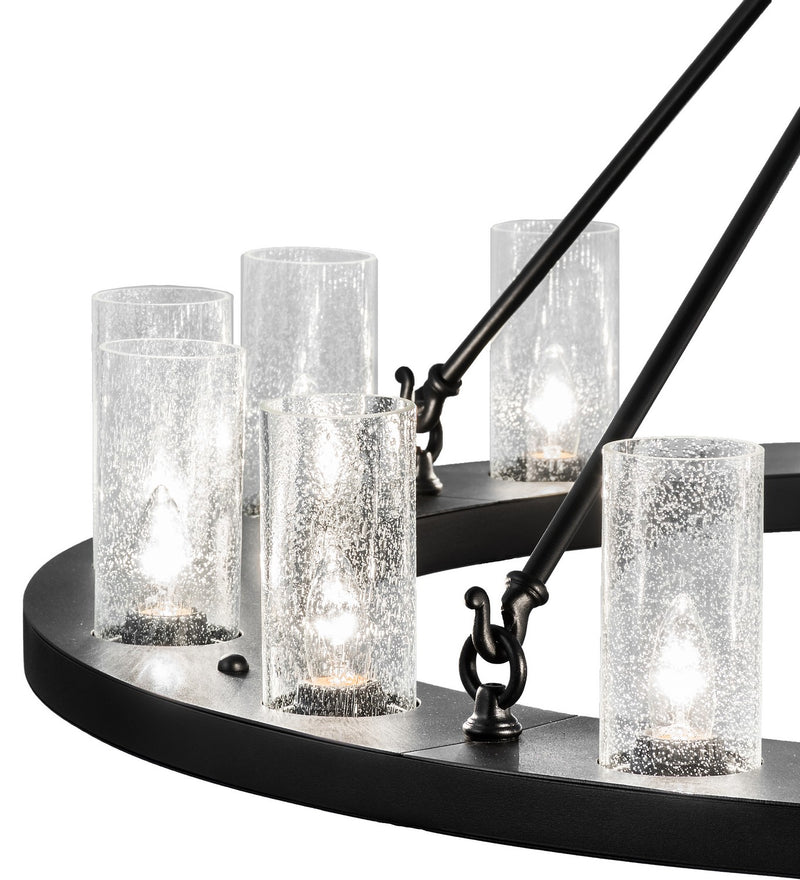 Meyda Tiffany 172511 16 Light Chandelier, Textured Black