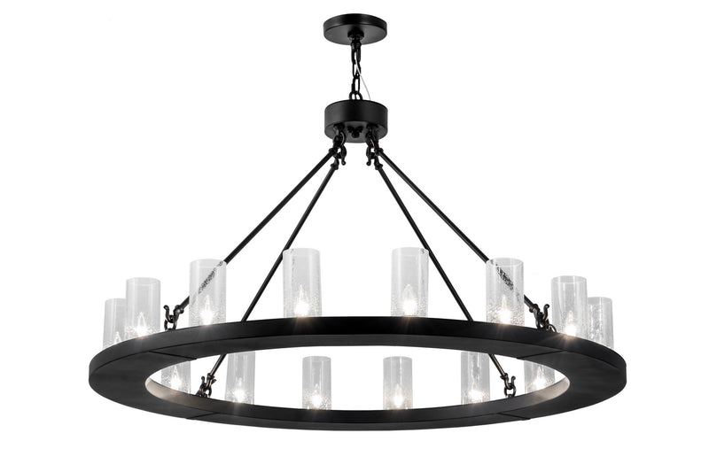 Meyda Tiffany 172511 16 Light Chandelier, Textured Black