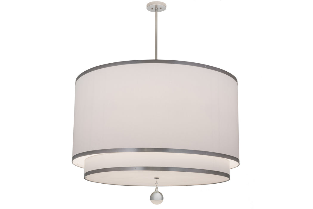 Meyda Tiffany 172611 Eight Light Pendant, Nickel Powder Coat