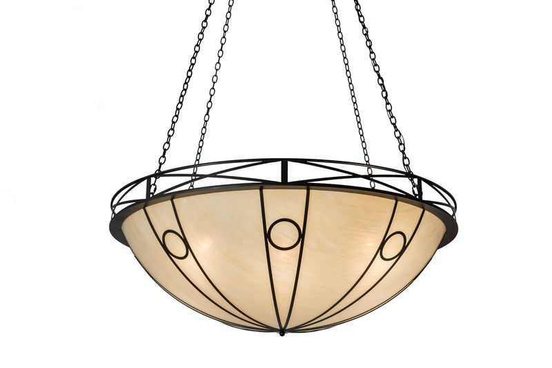 Meyda Tiffany 172640 Eight Light Pendant, Solar Black