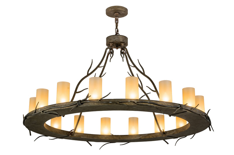 Meyda Tiffany 172808 16 Light Chandelier, Vintage Moss Patina
