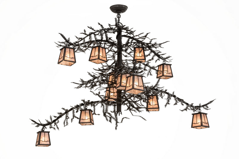 Meyda Tiffany 173025 12 Light Chandelier, Dark Roast
