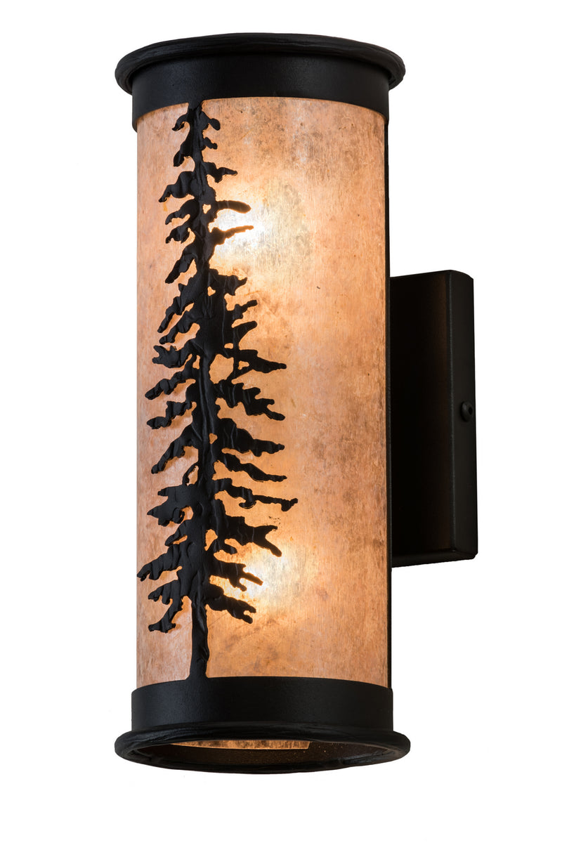 Meyda Tiffany 173131 Two Light Wall Sconce, Textured Black