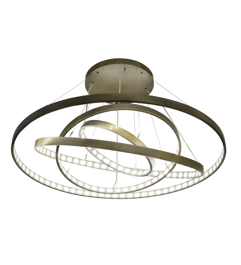 Meyda Tiffany 173164 LED Chandelier, Black Hills Gold