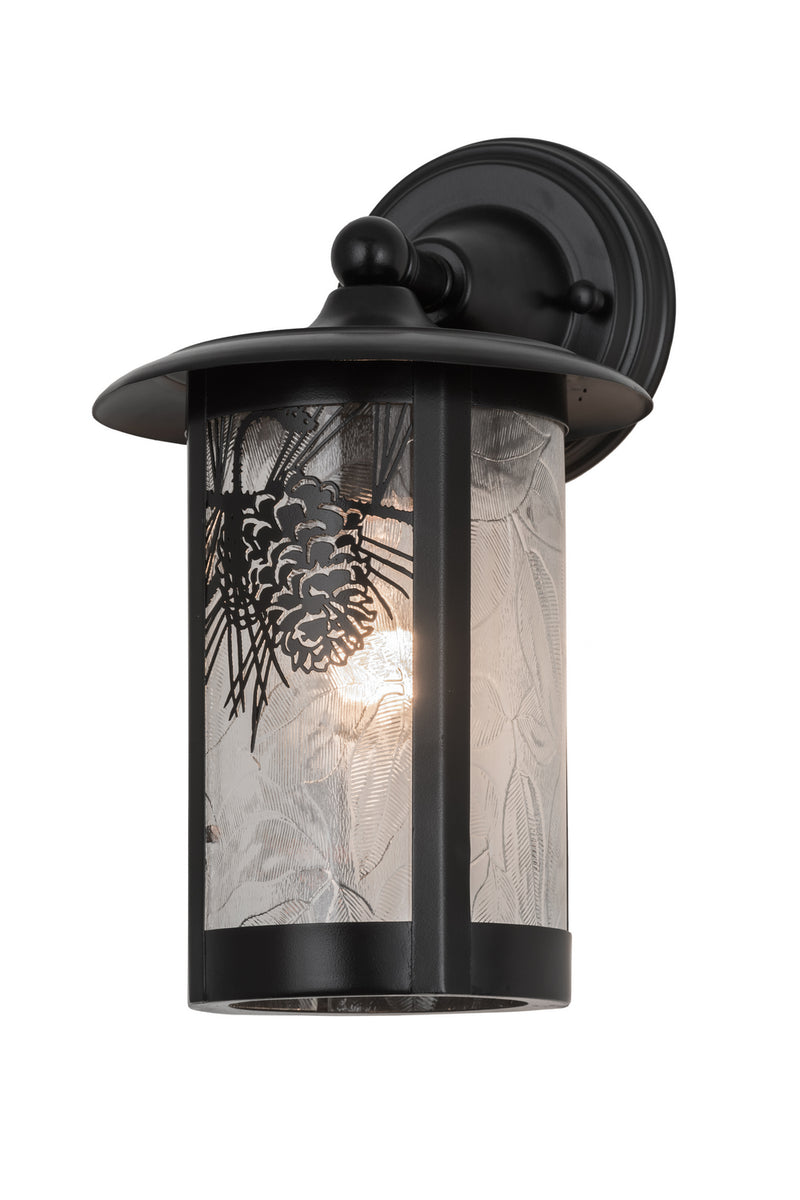 Meyda Tiffany 173165 One Light Wall Sconce, Solar Black