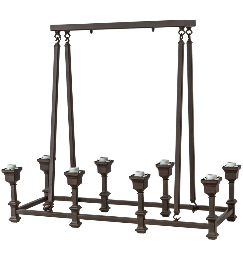 Meyda Tiffany 173330 Lamp Base And Fixture Hardware, Cafe Noir