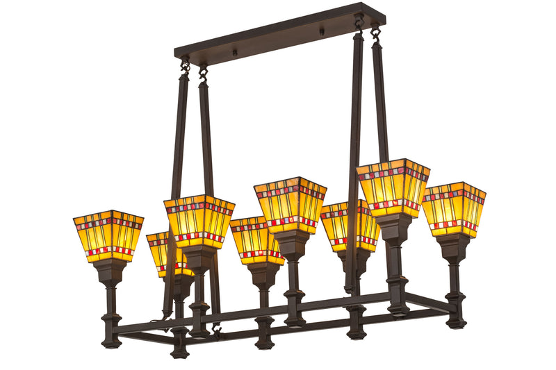 Meyda Tiffany 173351 Eight Light Chandelier, Cafe-Noir